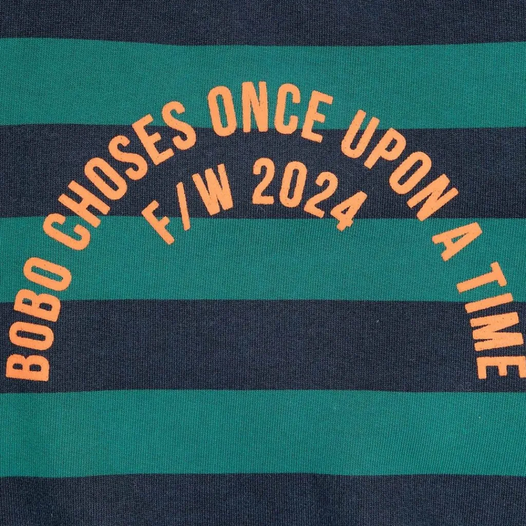 Bobo Circle Randig Tröja Midnight Blue>Bobo Choses Sale