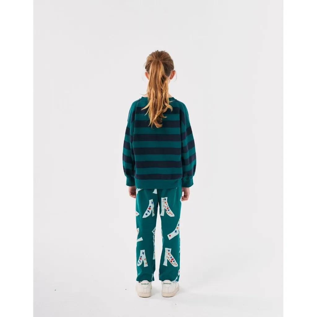 Bobo Circle Randig Tröja Midnight Blue>Bobo Choses Sale