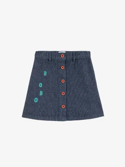 Bobo Denim Kjol Navy Blue>Bobo Choses Discount