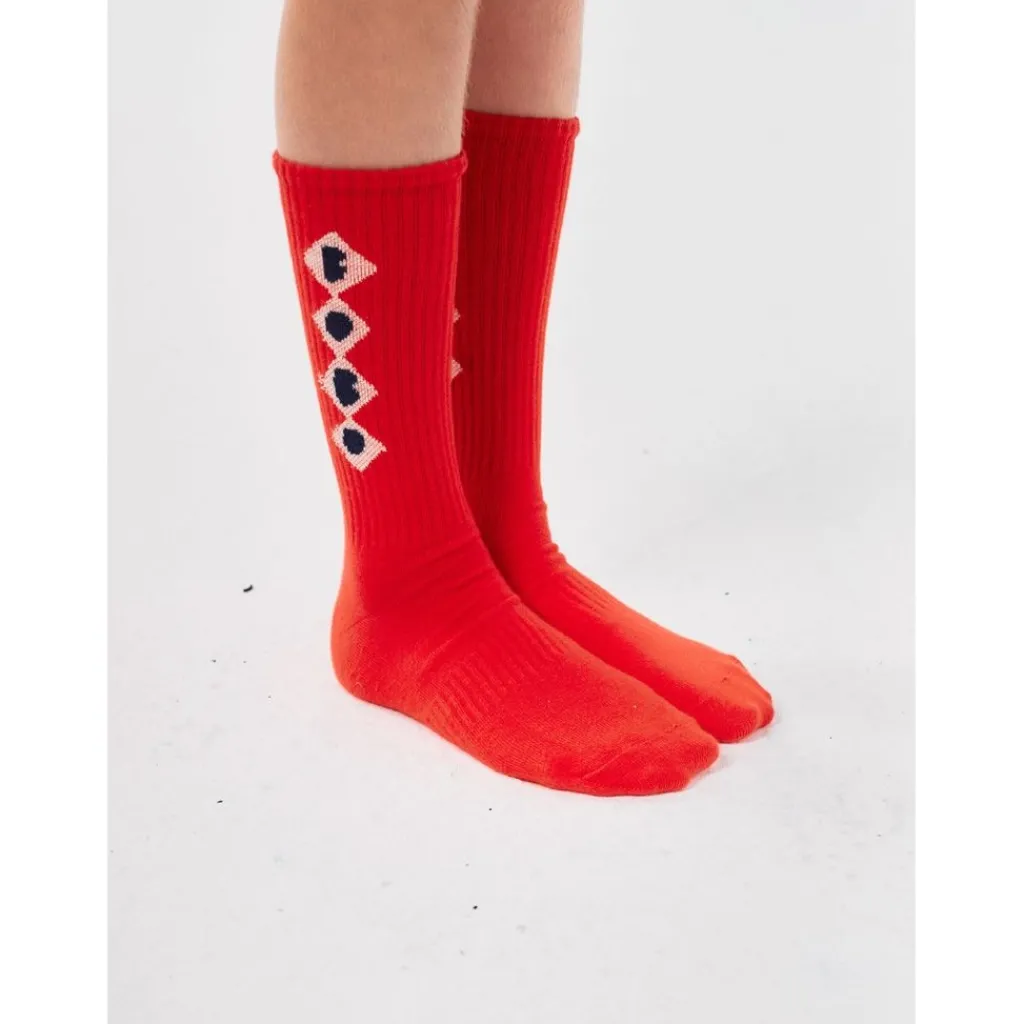 Bobo Diamonds Långa Strumpor Röd>Bobo Choses Hot