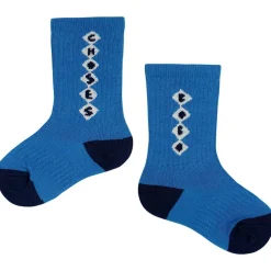 Bobo Diamonds Långa Strumpor För Baby Blå>Bobo Choses Sale