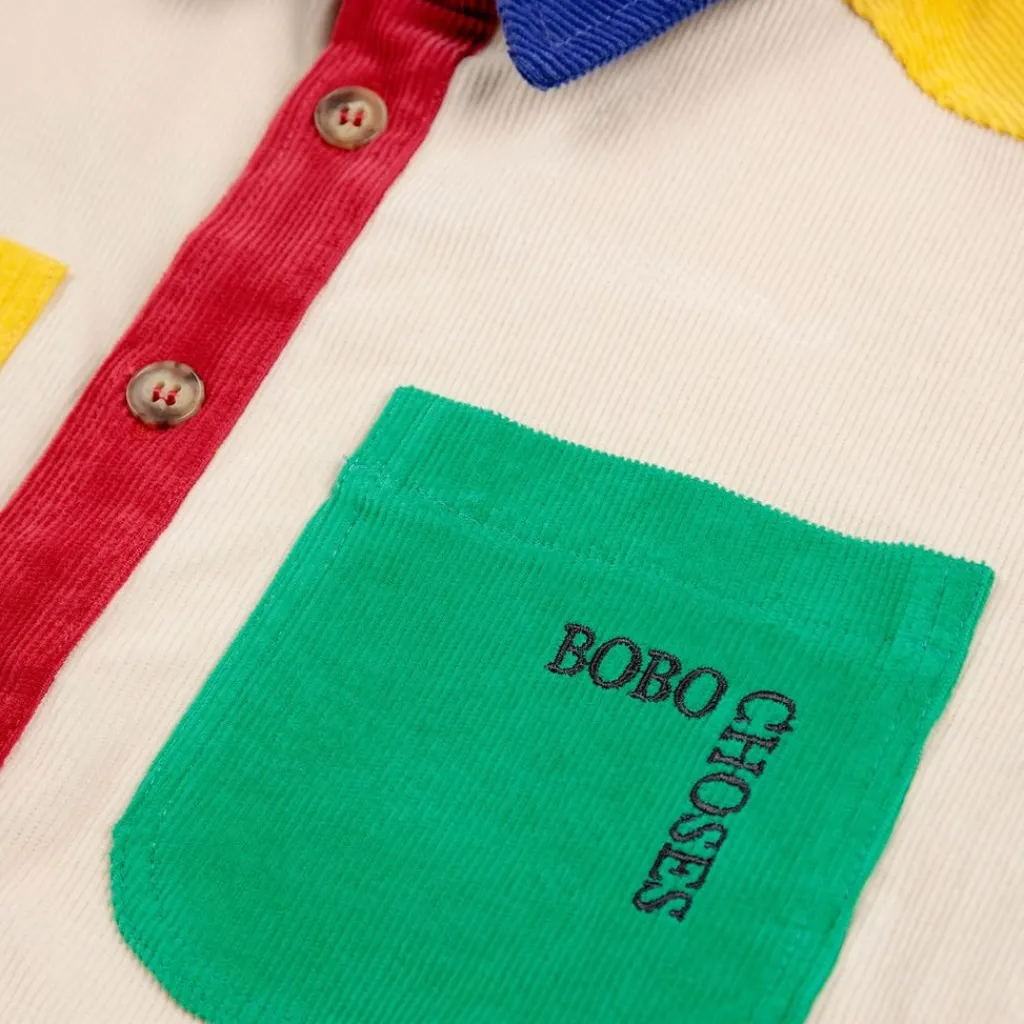 Bobo Square Blockfärgad Manchesterskjorta Flerfärgad>Bobo Choses Online