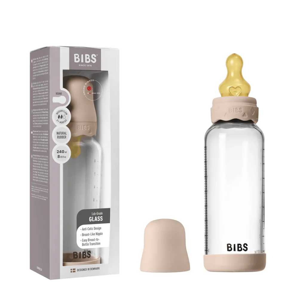 Boheme Nappflaska I Glas 240 Ml Blush>BIBS Online