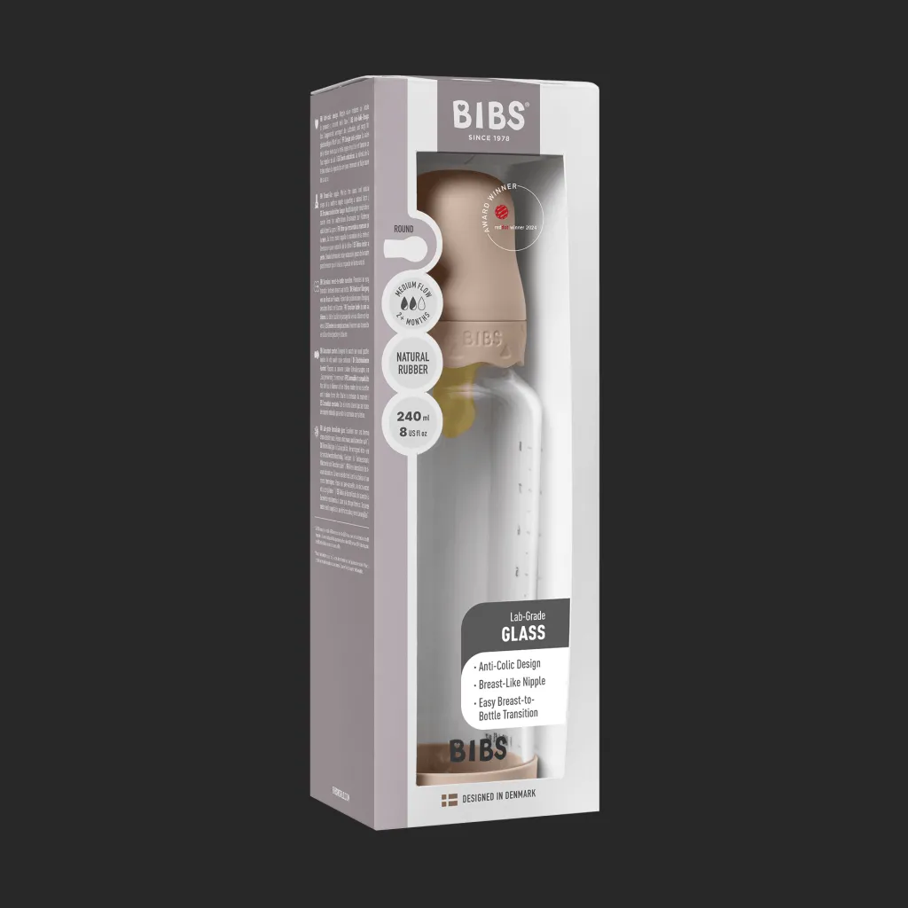 Boheme Nappflaska I Glas 240 Ml Blush>BIBS Online