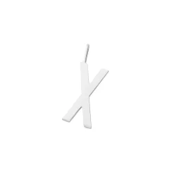Bokstav X Berlock 16mm Silver>Design Letters Outlet