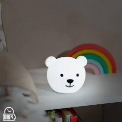 Bor The Bear Nattlampa White><noscript><img width=