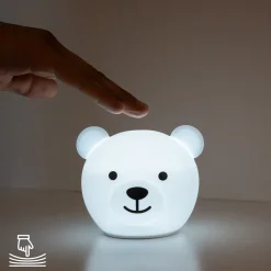Bor The Bear Nattlampa White><noscript><img width=
