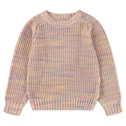 Bosse Stickad Tröja Space Dye Rose>Molo Sale