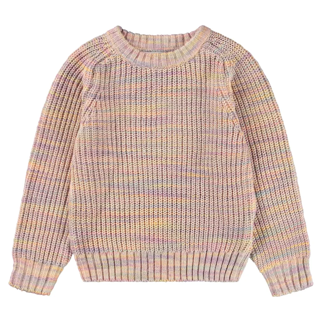 Bosse Stickad Tröja Space Dye Rose>Molo Sale