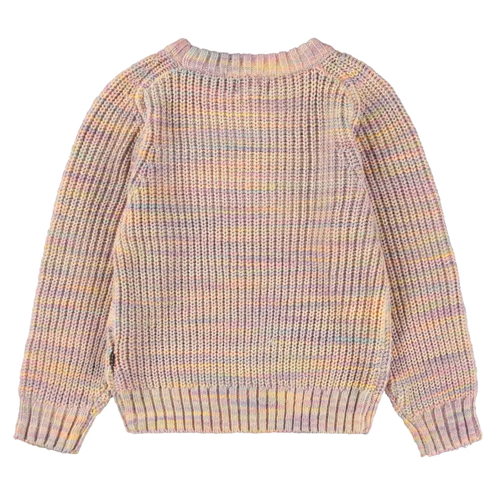 Bosse Stickad Tröja Space Dye Rose>Molo Sale