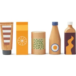 Bottle and can set KID'S HUB Leksaksmat Beige>Kid's Concept Clearance