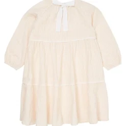 Bow Bäckebölja Klänning Dusty Rose Cream Stripe>Copenhagen Colors Sale