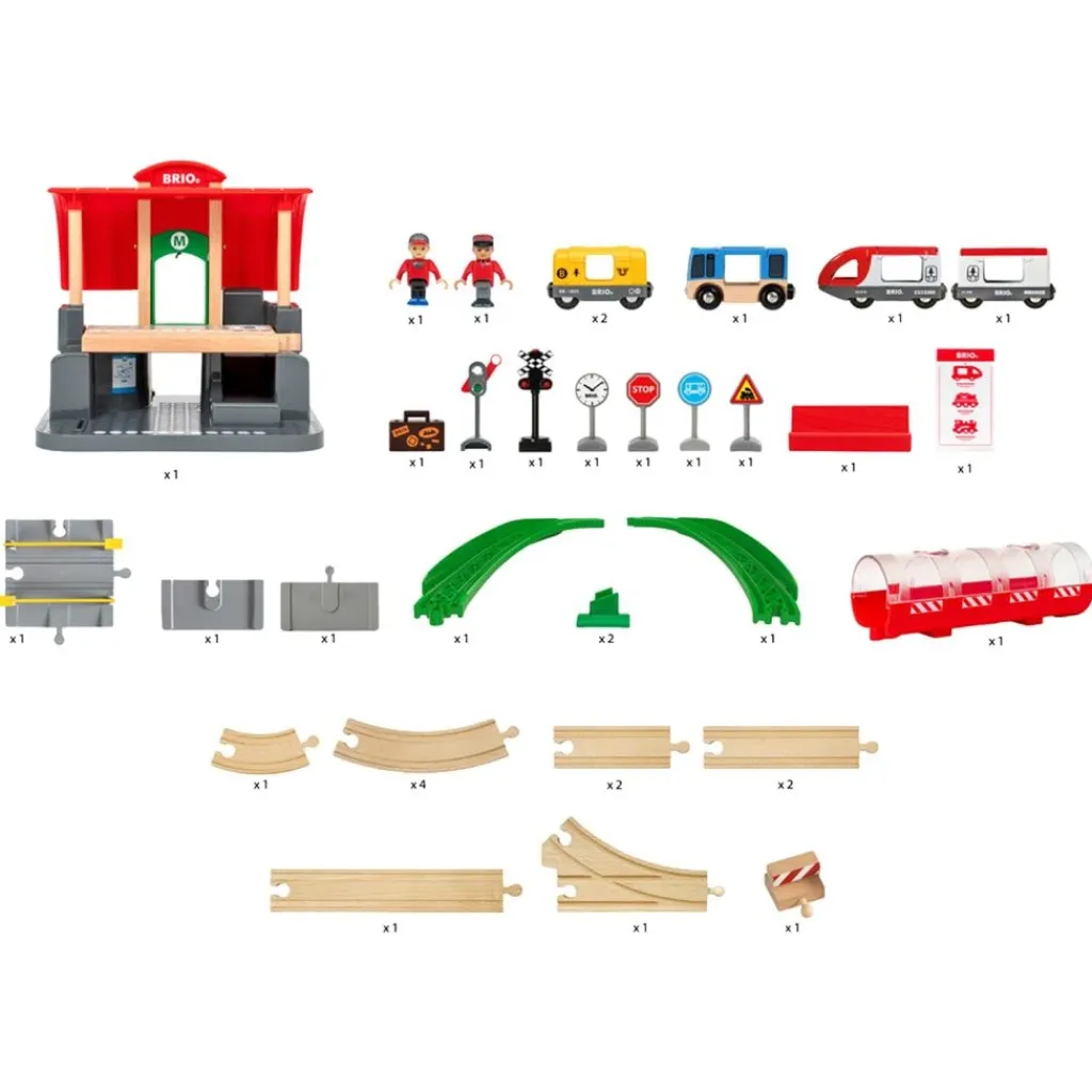 ® World - 33989 Central Station Tågset>BRIO Online
