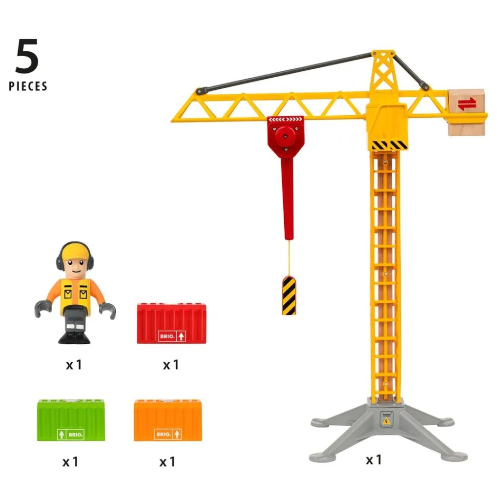 ® World - 33835 Light up Construction Crane Lekset>BRIO Sale
