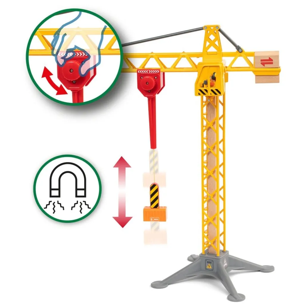 ® World - 33835 Light up Construction Crane Lekset>BRIO Sale