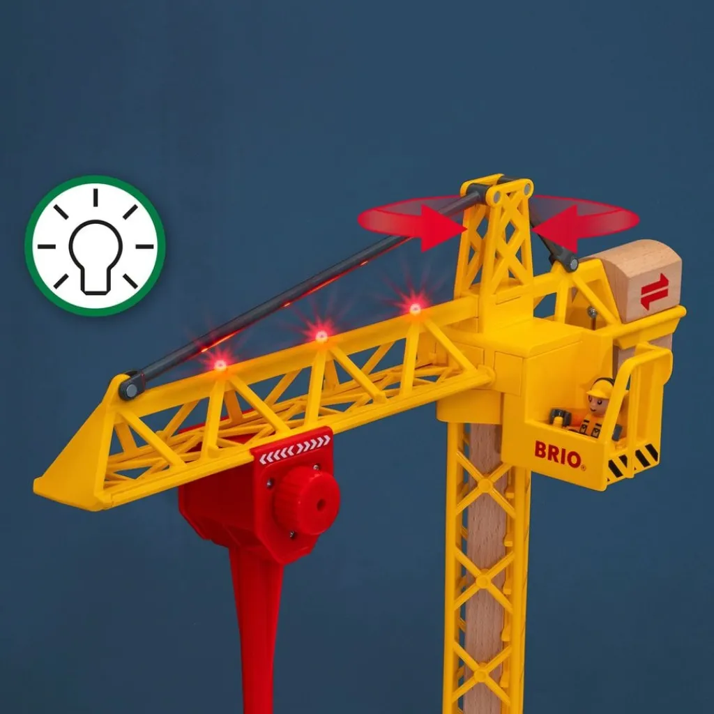 ® World - 33835 Light up Construction Crane Lekset>BRIO Sale