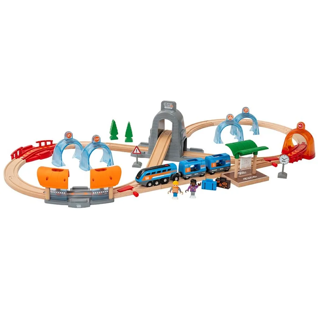 ® World - 33972 Smart Tech Sound Action Tunnel Travel Tågset>BRIO Best