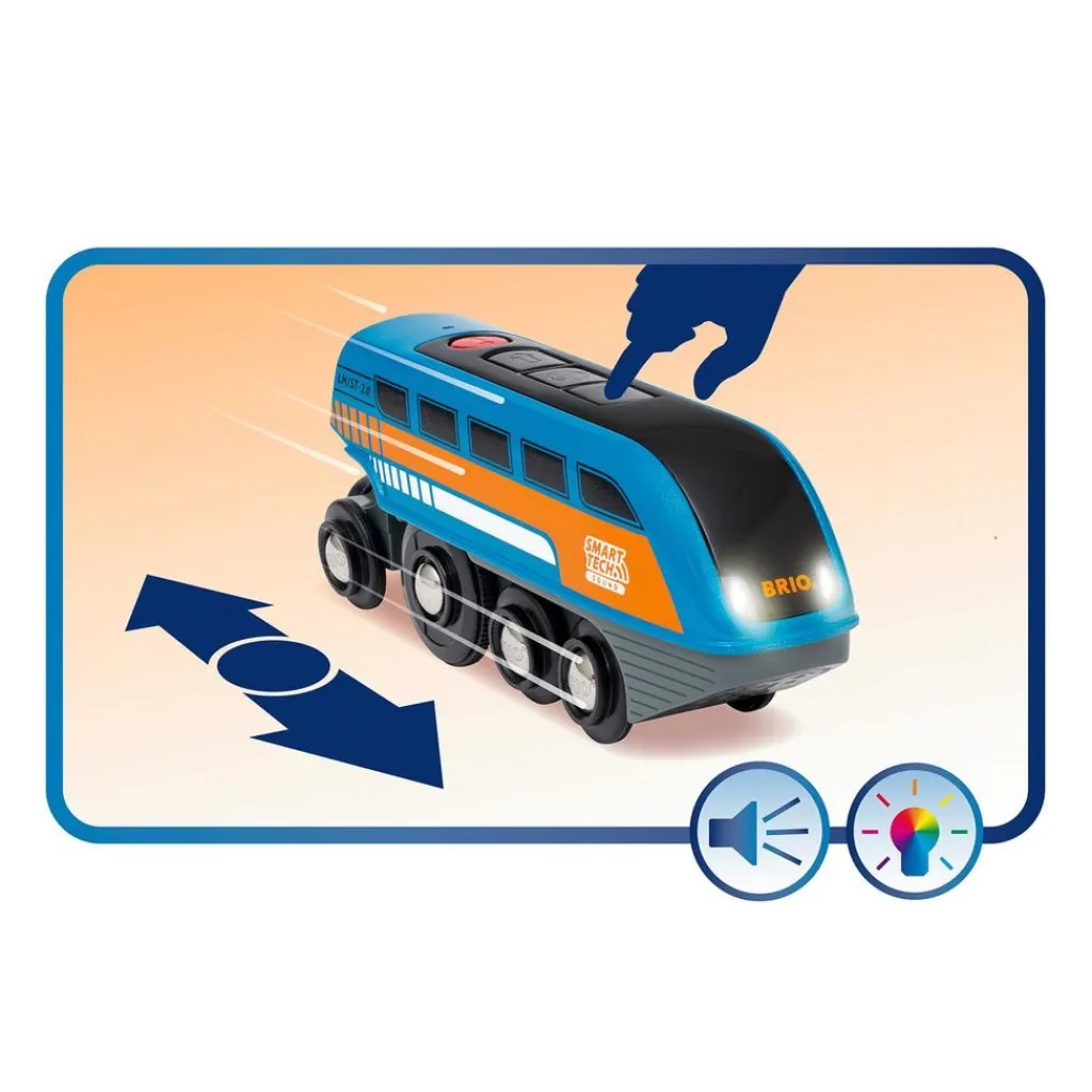 ® World - 33972 Smart Tech Sound Action Tunnel Travel Tågset>BRIO Best