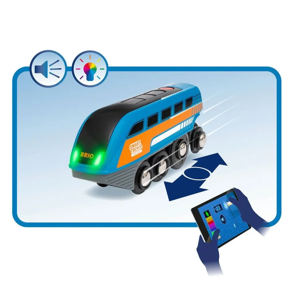 ® World - 33972 Smart Tech Sound Action Tunnel Travel Tågset>BRIO Best