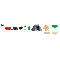® World 36017 Tågset- Ånglok><noscript><img width=