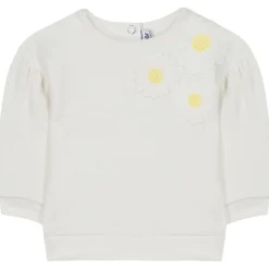 Broderad Babytröja Blå>Tartine et Chocolat Discount