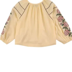 Broderad Blus Gräddvit>Scotch & Soda Outlet