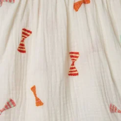 Broderad Romper Gräddvit>Stella McCartney Kids Online