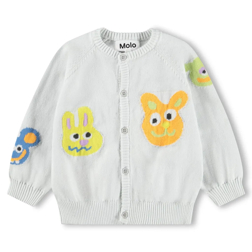 Brody Cardigan Wave Crest>Molo Hot