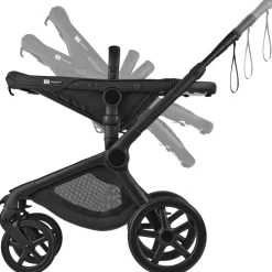 Fox 5 Renew Complete Barnvagn Med Ligg- Och Sittdel Black / Heritage Black><noscript><img width=