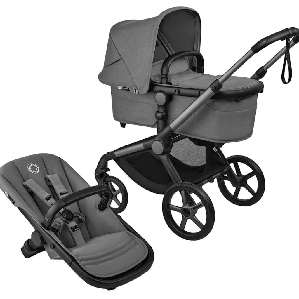 Fox 5 Renew Complete Barnvagn Med Ligg- Och Sittdel Graphite / Moon Grey>Bugaboo Best