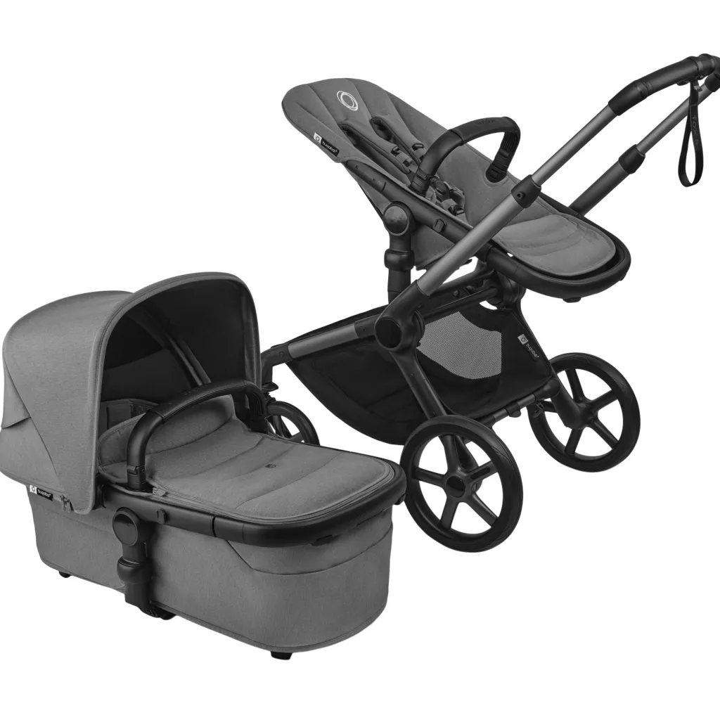 Fox 5 Renew Complete Barnvagn Med Ligg- Och Sittdel Graphite / Moon Grey>Bugaboo Best