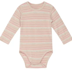 Buller Randig Baby Body Peach Rose>Hust&Claire Clearance
