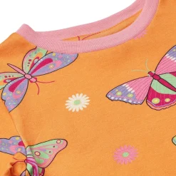 Butterflies Långärmad T-shirt Papaya>Småfolk Hot
