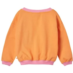 Butterfly Sweatshirt Papaya>Småfolk Discount