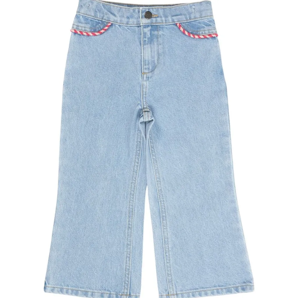 Byxor I Denim Med Vida Ben Light Blue Indigo Washed>Copenhagen Colors Best