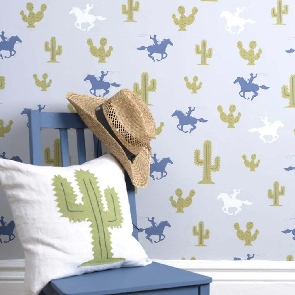 Cactus Cowboy Tapet>Hibou Home Discount