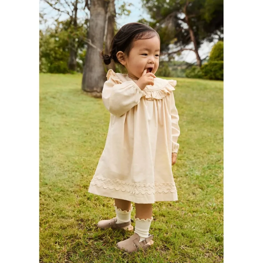 Cailin Long-Sleeved Dress Brazilian Sand>Molo New