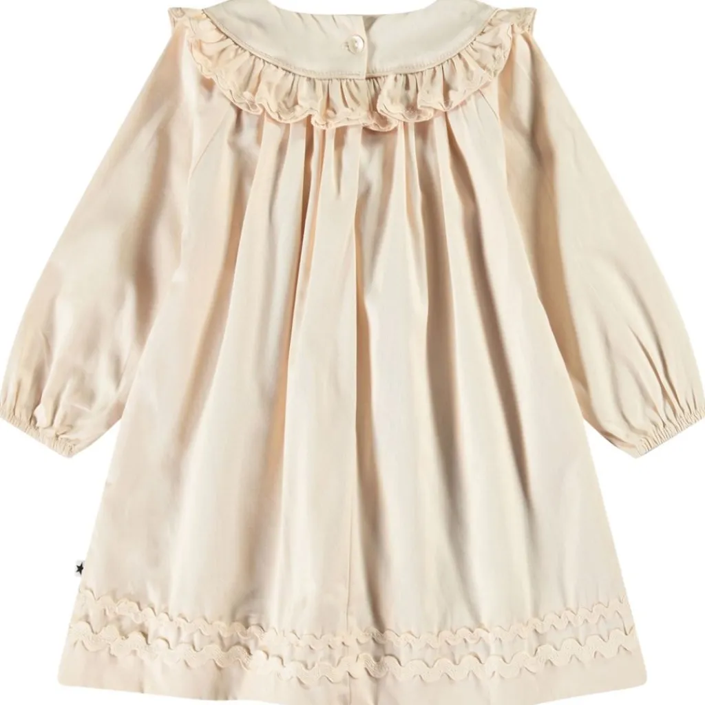 Cailin Long-Sleeved Dress Brazilian Sand>Molo New