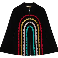 Cape Med Regnbåge Svart>Stella McCartney Kids