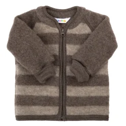 Cardigan I Mjuk Ull Brown>Joha Outlet