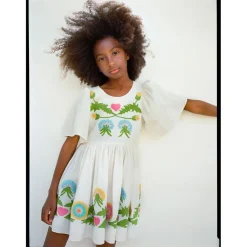 Carlin Short-Sleeved Dress Dandelion Border><noscript><img width=