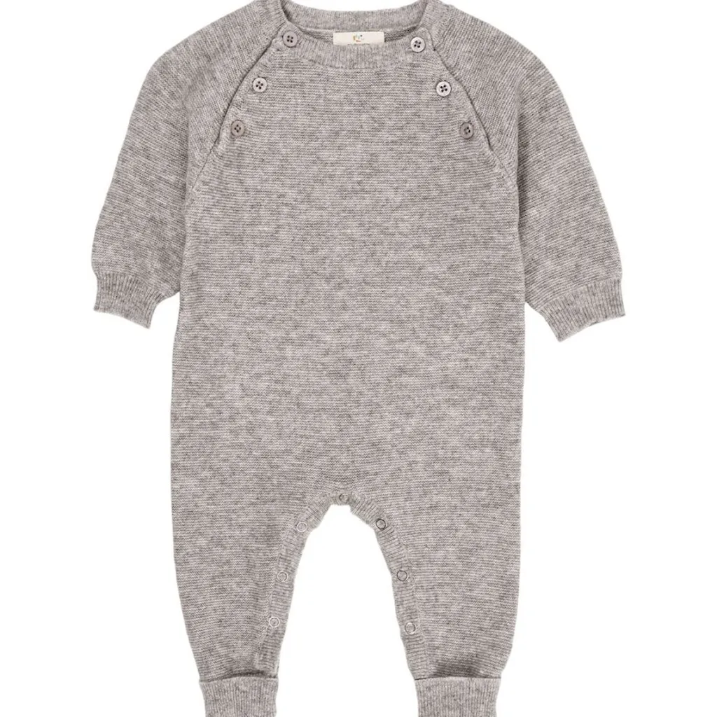 Cashmere Wool Baby Body Grey Mel>Copenhagen Colors Clearance