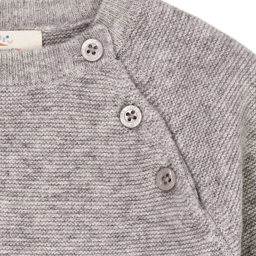 Cashmere Wool Baby Body Grey Mel>Copenhagen Colors Clearance