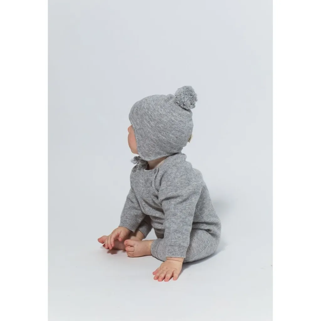 Cashmere Wool Baby Body Grey Mel>Copenhagen Colors Clearance