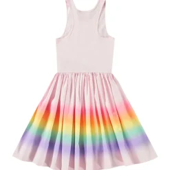 Cassandra Short-Sleeved Dress Fading Sunset>Molo Sale