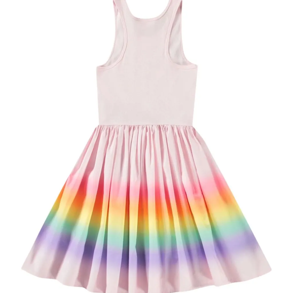 Cassandra Short-Sleeved Dress Fading Sunset>Molo Sale