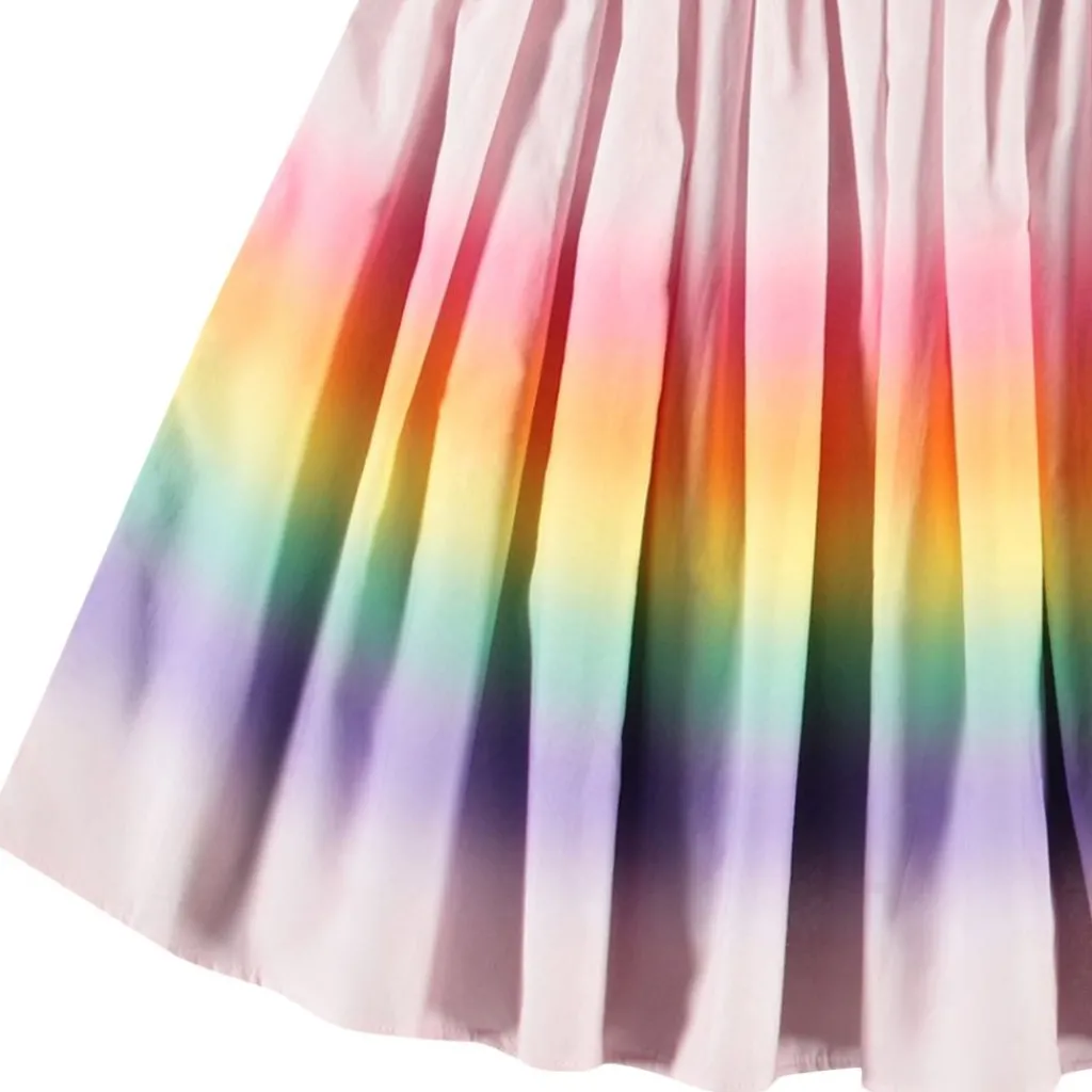 Cassandra Short-Sleeved Dress Fading Sunset>Molo Sale