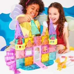 Castle Deluxe Byggklossar 48 St Multi>Magna-Tiles New