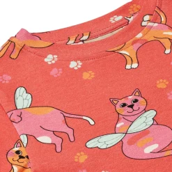 Cats T-shirt Pink Punch>Småfolk Online
