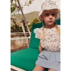 Cephee Kjol Blue Parasol Stripes><noscript><img width=